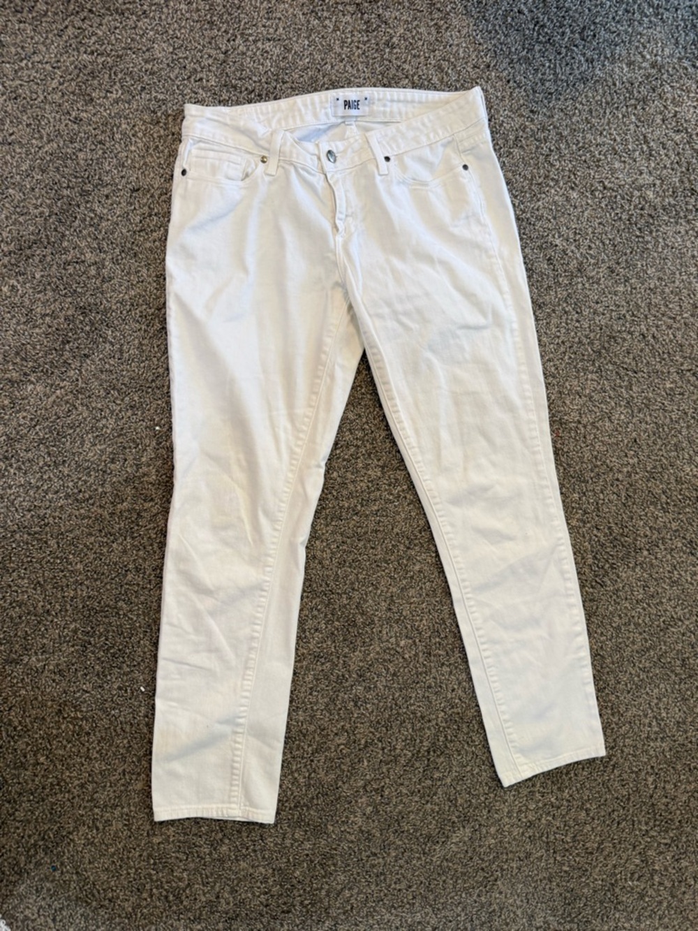 PAIGE Women’s White Skinny Jeans